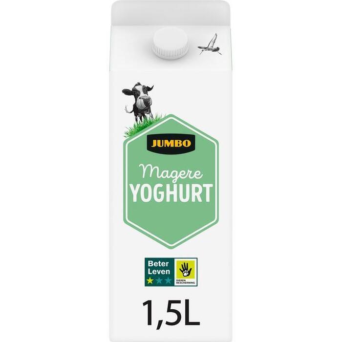 Jumbo Magere Yoghurt Voordeelverpakking 1, 5L (1.5L)