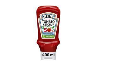 Heinz Tomaten Ketchup 50% Minder Suiker en Zout 400ml (Fles, 40cl)