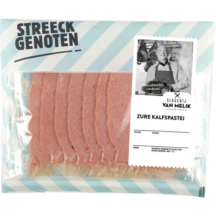 Streeckgenoten Zure kalfspastei (120g)