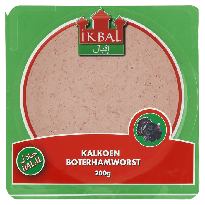 Ikbal Kalkoenboterhamworst 200g (200g)