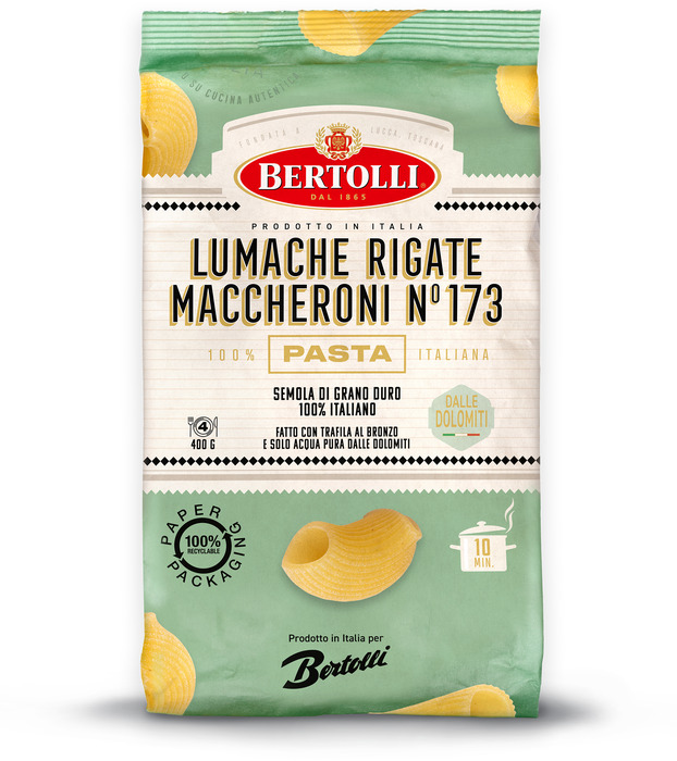 Bertolli Pasta lumache rigate maccheroni no 173 (400g)