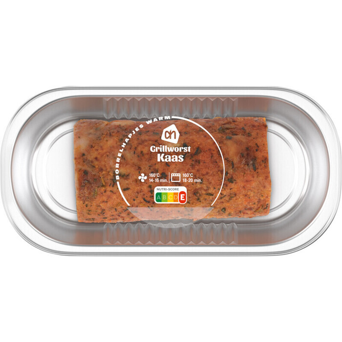 AH Grillworst kaas (225g)