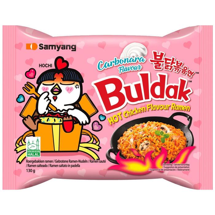 Samyang Buldak hot chicken ramen carbonara (130g)