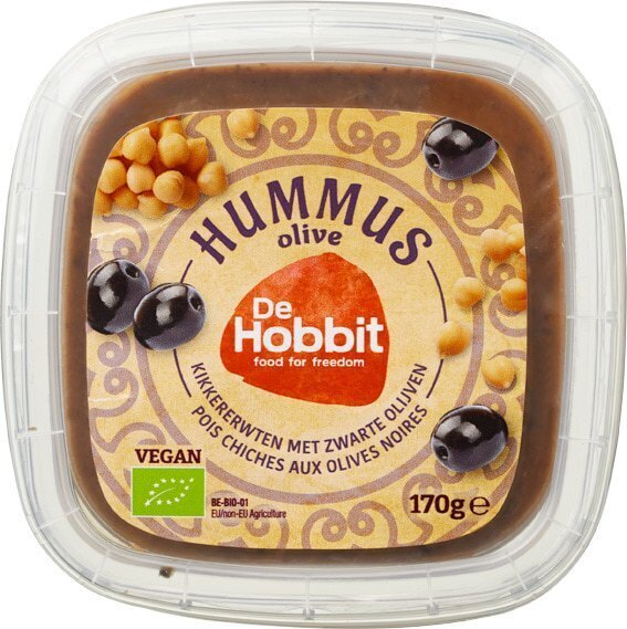 Hummus-olijf sandwichspread (170g)