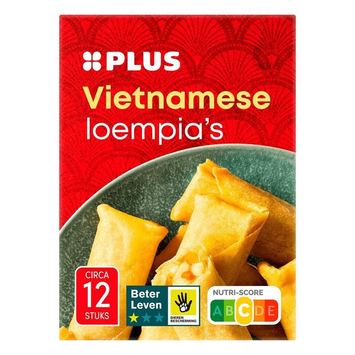 Vietnamese loempia's kip BLK 12ST (Doos, 564g)