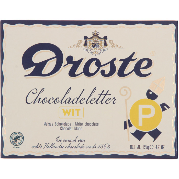 Droste Chocolade letter wit (135g)