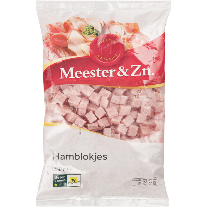 Hamblokjes (zak, 250g)