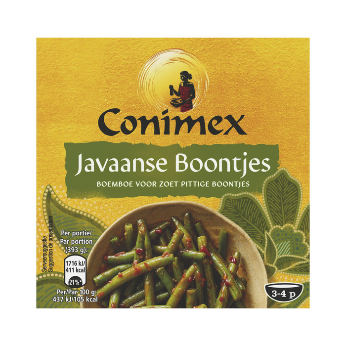 Boemboe Javaanse boontjes (Kuipje, 95g)