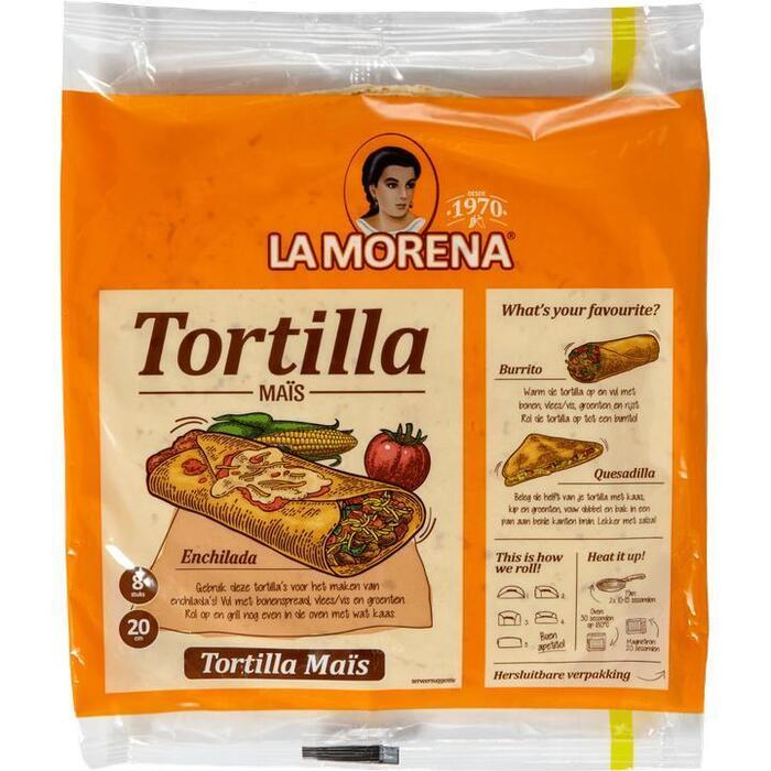 La Morena Mais tortilla wraps (320g)