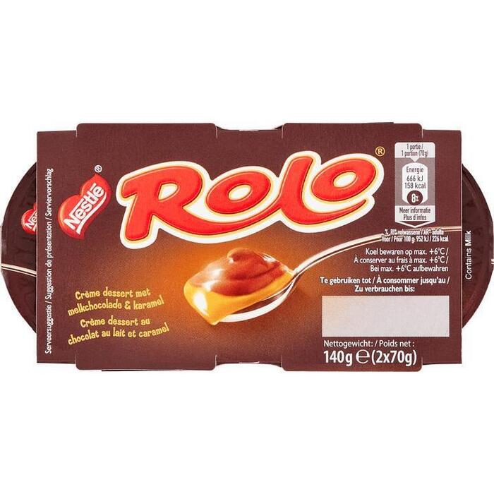 Rolo Crème Dessert 2 x 70g (Set, 2 × 70g)
