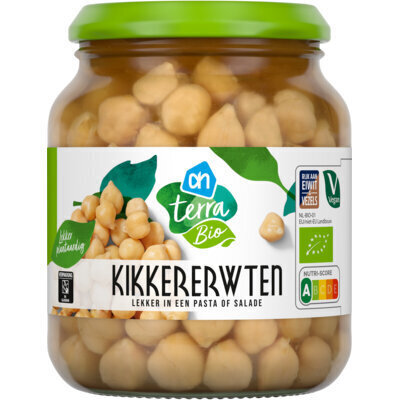 AH Biologisch Kikkererwten 0% zout toegevoegd (330g)