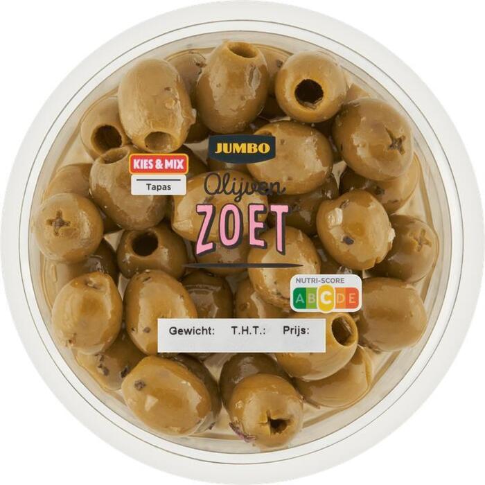 Jumbo Groene Olijven Zoet 140g (140g)