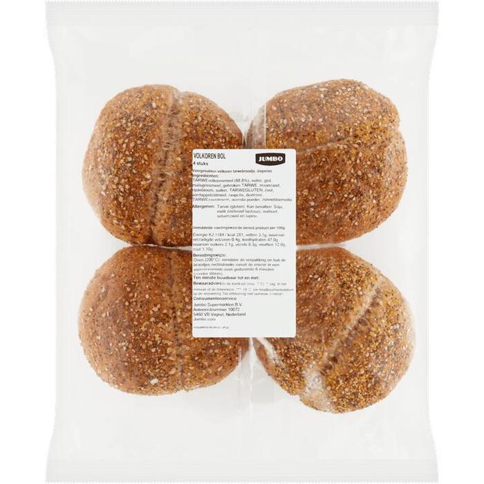 Diepvries Volgranen Bollen - 4 Stuks (380g)