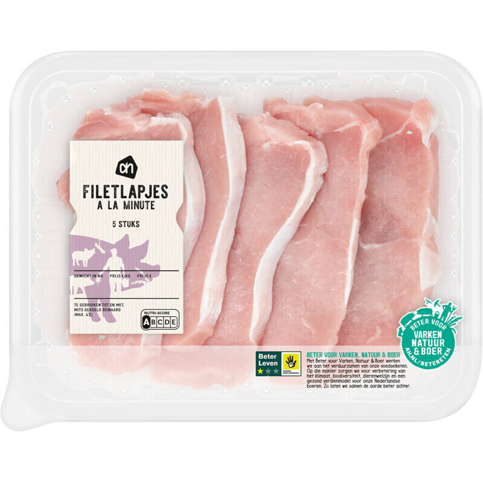 AH Filetlapjes à la minute naturel (350g)