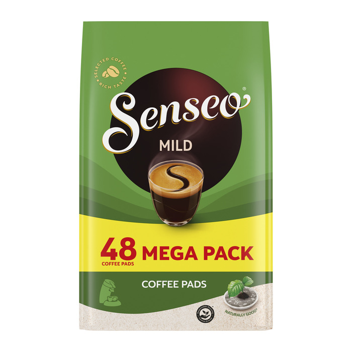 Senseo Mild 48 Coffee Pads Voordeelpak 333 g (Stuk, 48 × 6.94g)
