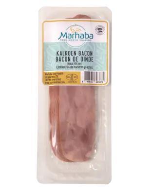 Kalkoen bacon (bakje, 80g)