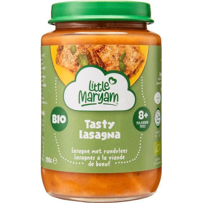 Little Maryam Tasty lasagna met rundvlees halal 8+ (190g)