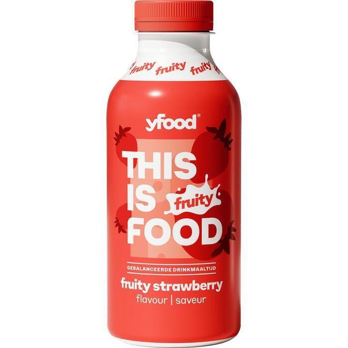 YFood Drinkmaaltijd Fruity Strawberry 500ML (0.5L)