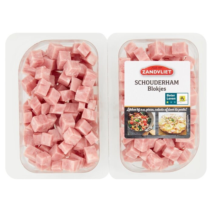 Schouderham Blokjes (Stuk, 250g)