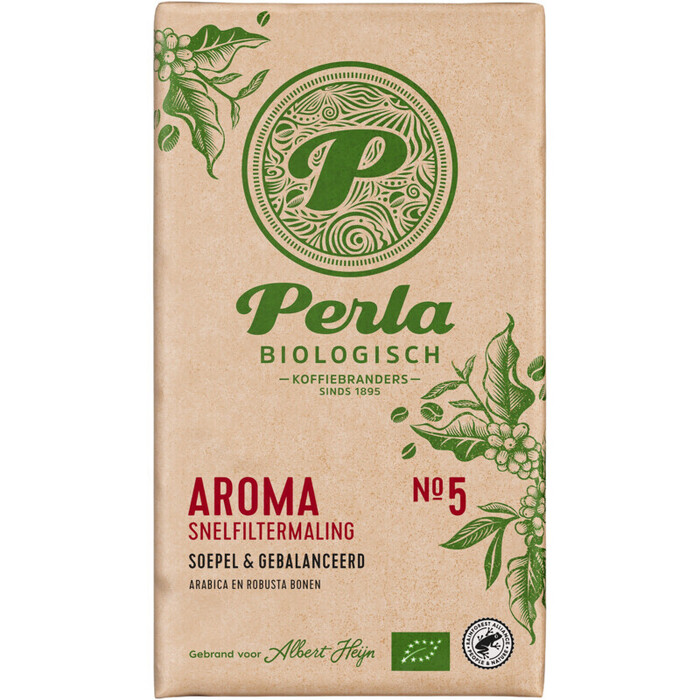 Perla Biologisch Aroma snelfiltermaling (500g)