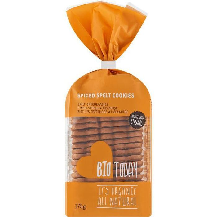 BioToday Spelt-speculaasjes 175 g zak (Zak, 175g)
