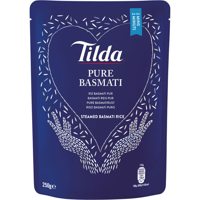 Tilda Pure steamed basmati rice (250g)