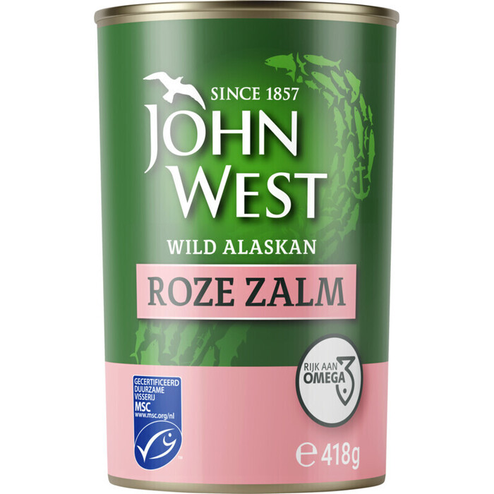 John West Wilde roze zalm MSC (418g)