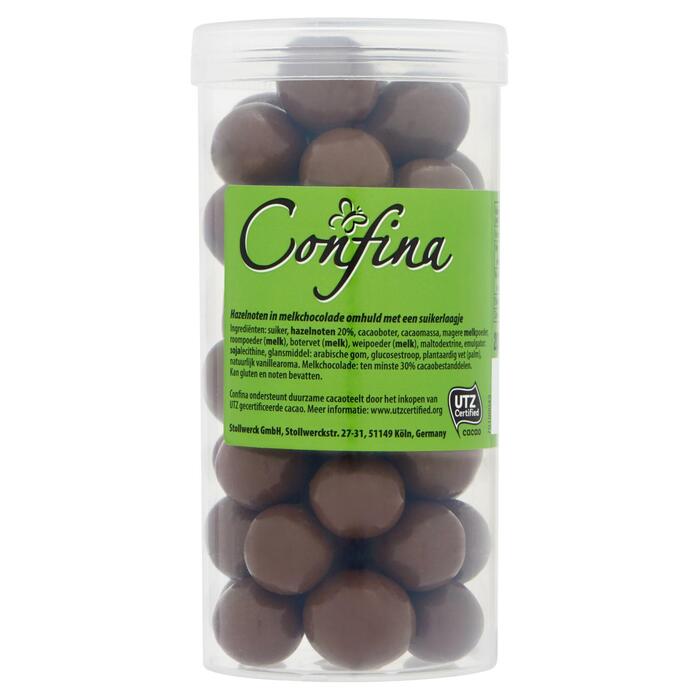 Hazelnoten in melkchocolade (Stuk, 200g)