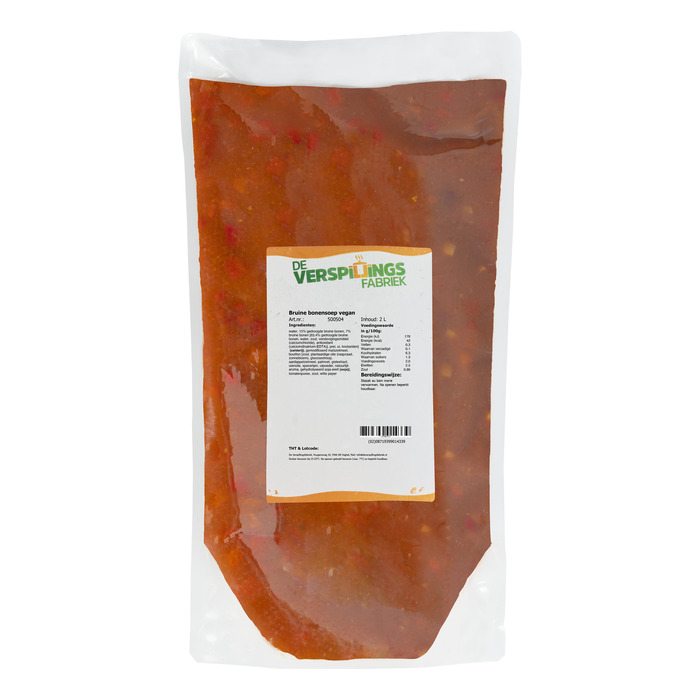 Bruine bonensoep vegan (2L)