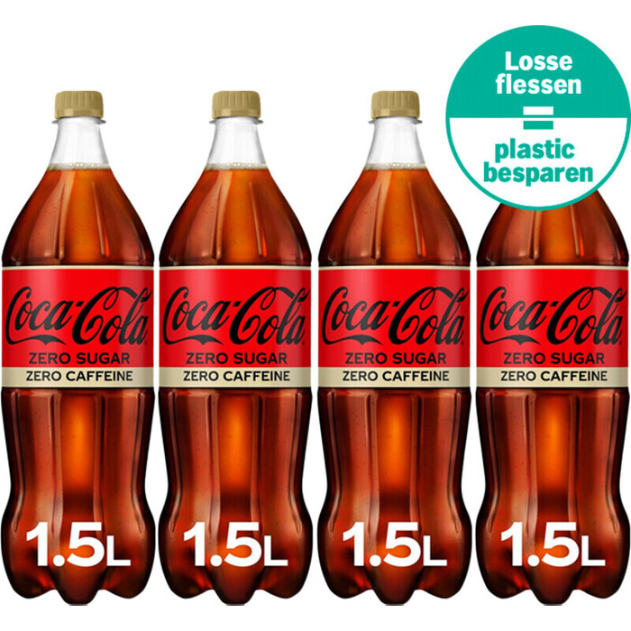 Coca-Cola Zero sugar zero caffeïne 4-pack