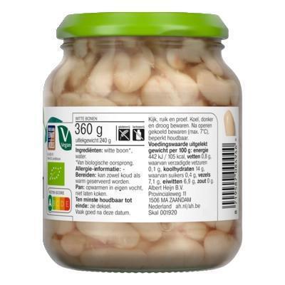 AH Terra Biologisch witte bonen (360g)