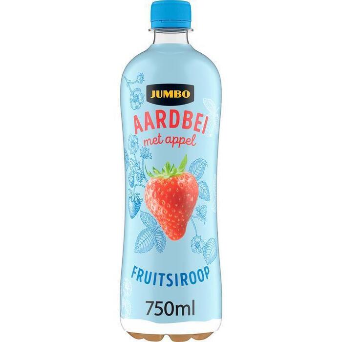 Jumbo Fruitsiroop Aardbei met Appel 750ML (0.75L)