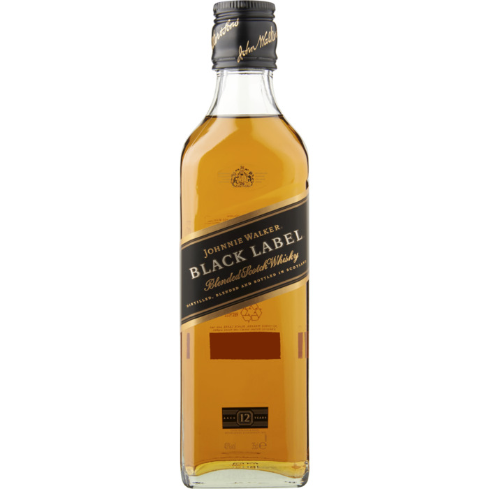 Johnnie Walker Black label old Scotch whisky 12 years (rol, 35cl)