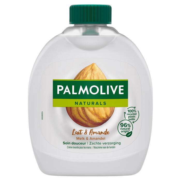 Palmolive Naturals amandel handzeep navulling (Fles, 30cl)
