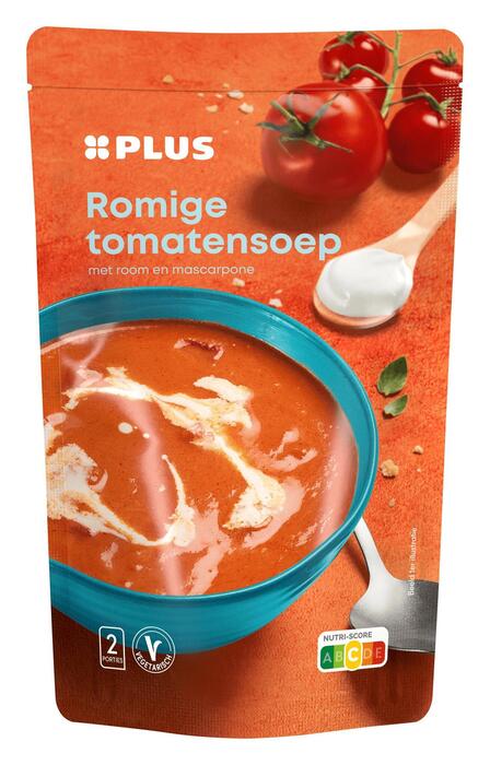 Soep in zak romige tomatensoep (Zak, 0.57L)