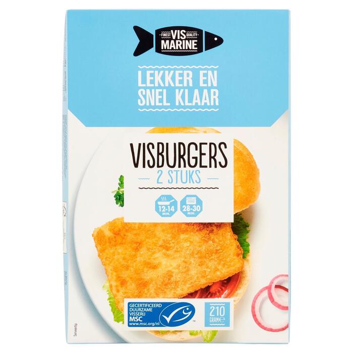Vismarine Visburgers 2 stuks (210g)