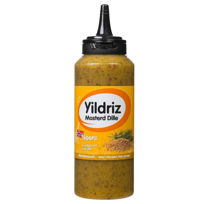 Noorse mosterd dillesaus (Fles, 265ml)