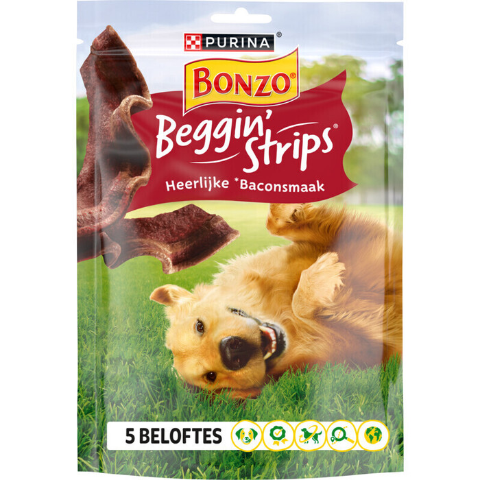 PURINA® Bonzo® Beggin' Strips 120 g (Doos, 120g)
