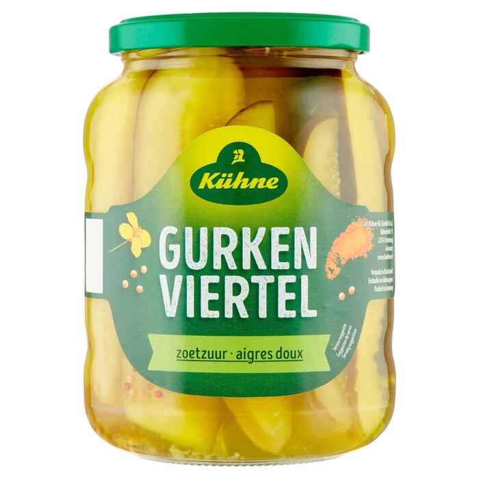 Traditionele Gurkenviertel (pot, 670-g) (Pot, 670g)