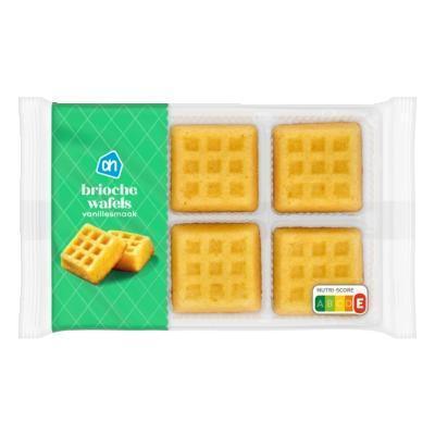 AH Brioche wafels vanillesmaak (165g)