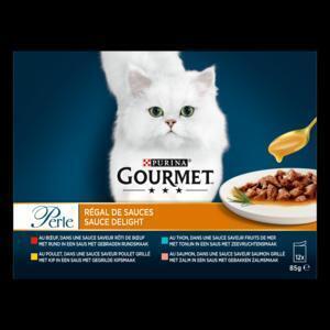 Gourmet Perle sauce delight rund,kip,tonijn,zalm (1.02kg)