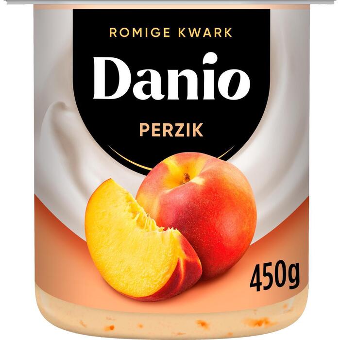 Romige kwark perzik (450g)