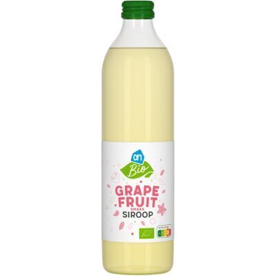 AH Biologisch Grapefruit smaak siroop (0.5L)