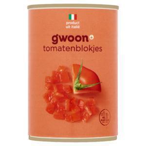 G'woon tomatenblokjes 400 gr (400g)