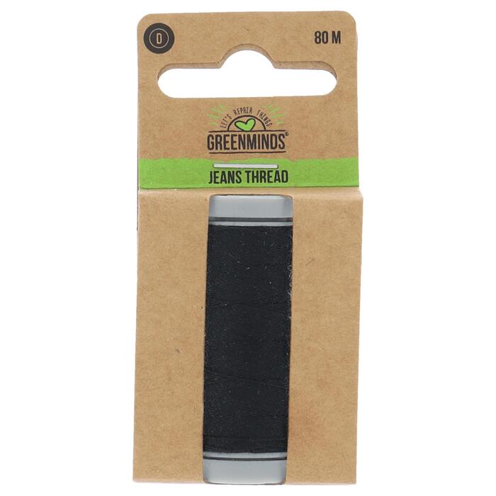 Greenminds Jeansgaren Zwart 80mtr