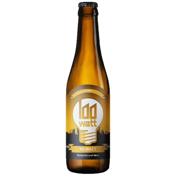Stadsbrouwerij Eindhoven 40 Watt 33cl (Fles, 33cl)