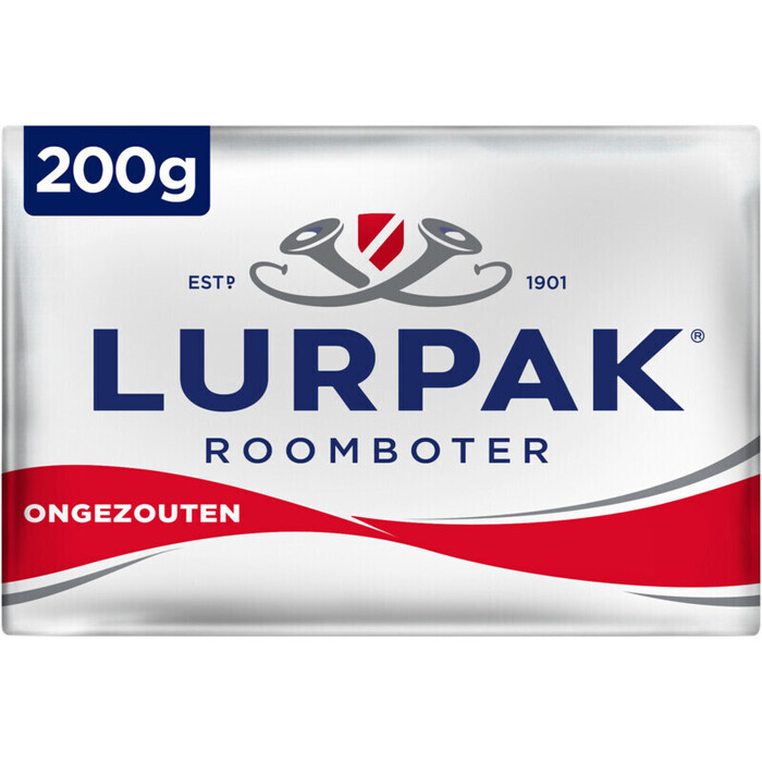 Lurpak Roomboter Ongezouten 200 g (200g)