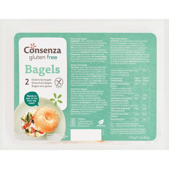 Consenza Bagels 2x85g (2 × 85g)