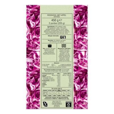 Rodekool met appeltjes (doos, 450g)
