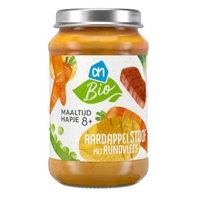 AH Biologisch Aardappelstoof met rundvlees 8m+ (220g)